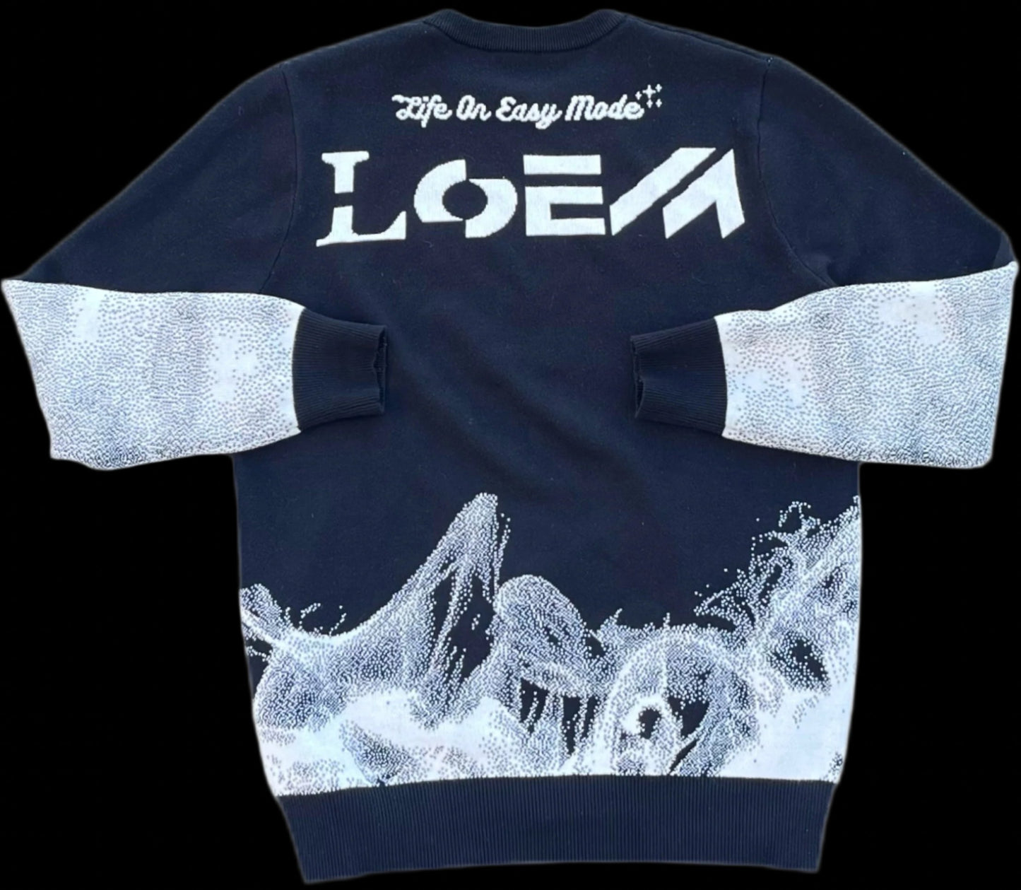 LOEM BLACK|WHITE SWEATER